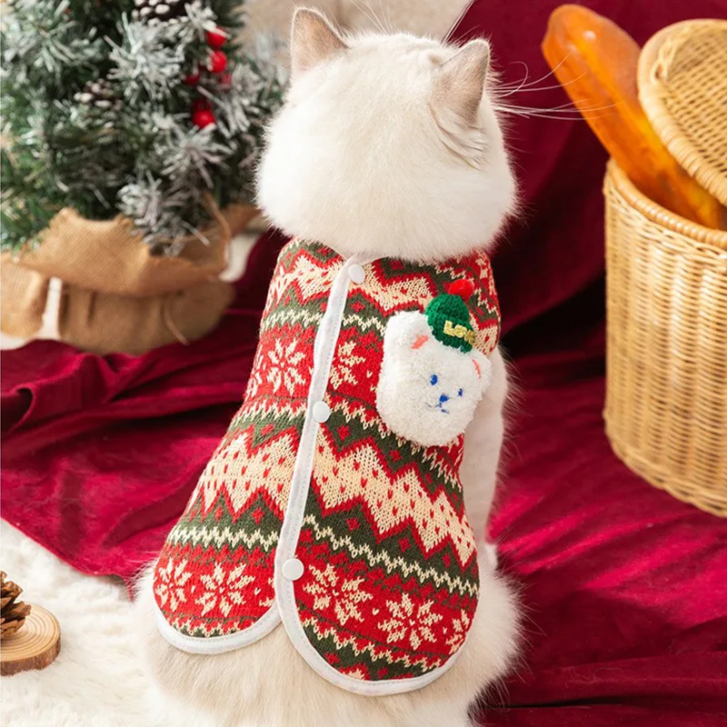 Dog Clothes Christmas Winter Soft Cute Bear Sweater Costume Chihuahua Outfit New Year Gift Warm Pet Cat Coat 
Dog Clothes Christmas Winter Soft Cute Bear Sweater Costume Chihuahua Outfit New Year Gift Warm Pet Cat Coat