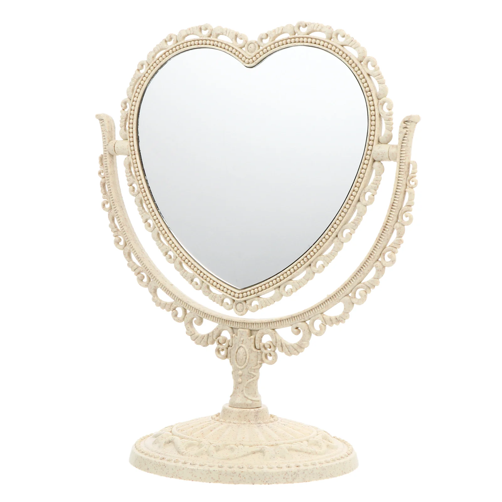 Desktop Makeup Mirror Foldable Rotatable Mirror Standing Vanity Mirror for Home Bedroom Tool Heart Coquette decor
Desktop Makeup Mirror Foldable Rotatable Mirror Standing Vanity Mirror for Home Bedroom Tool Heart Coquette decor