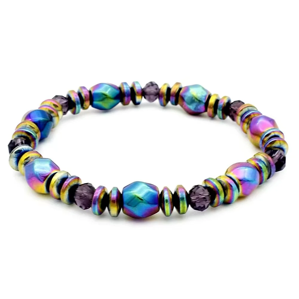4pcs Women's Bracelet Men's Elastic Pulse Yoga Beaded Color Electroplating Jewelry Magnetite Healthy Brand New Gift Wholesale
4pcs Women's Bracelet Men's Elastic Pulse Yoga Beaded Color Electroplating Jewelry Magnetite Healthy Brand New Gift Wholesale