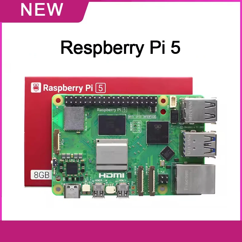 Raspberry Pi 5 4 ГБ/8 ГБ макетная плата LINUX Suite компьютер AI программирование материнская