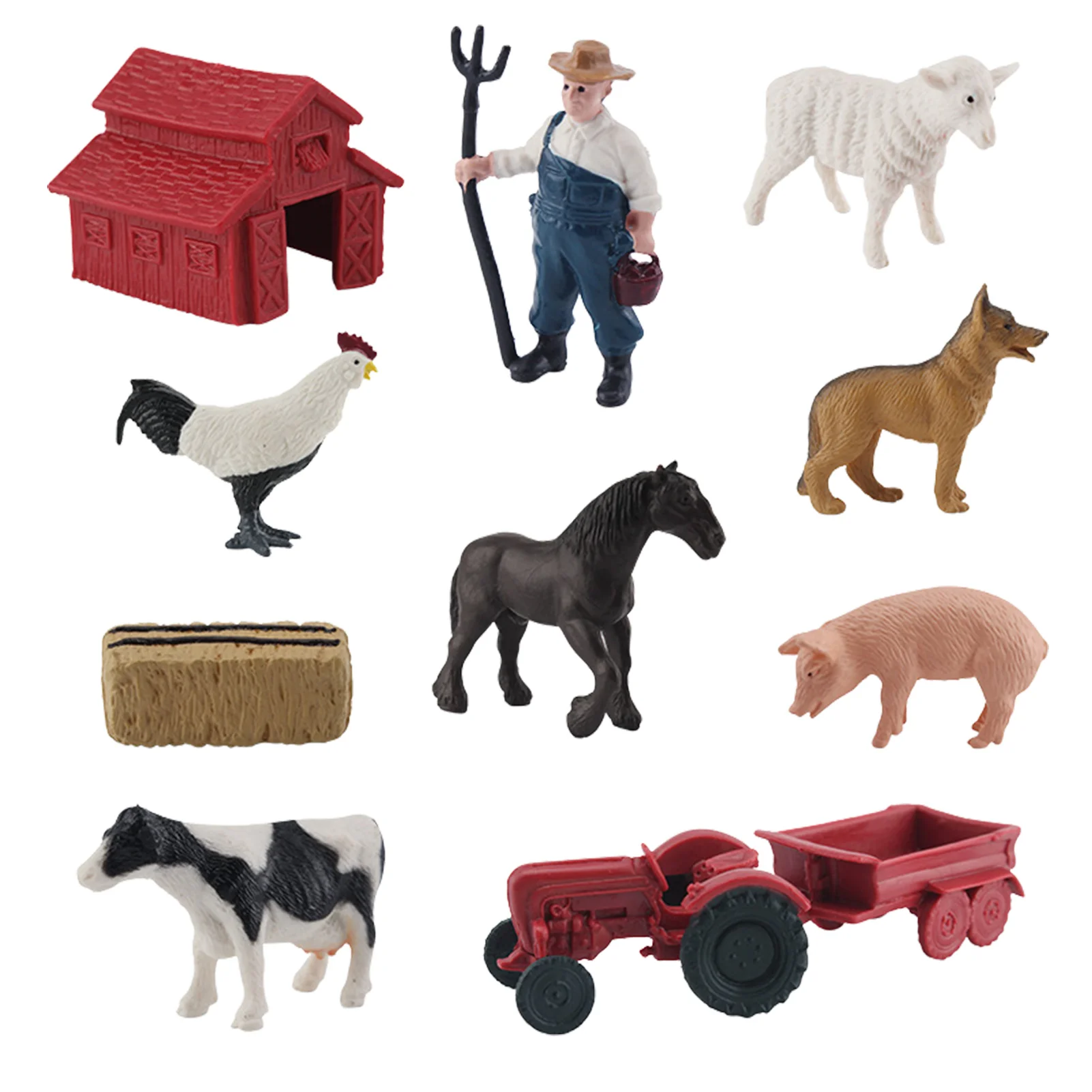 Cute Happy Farm Action Figures Fun And Creative Simulation Farm Animals Shepherd House PVC Toy Set Educational Kids Gifts
Cute Happy Farm Action Figures Fun And Creative Simulation Farm Animals Shepherd House PVC Toy Set Educational Kids Gifts