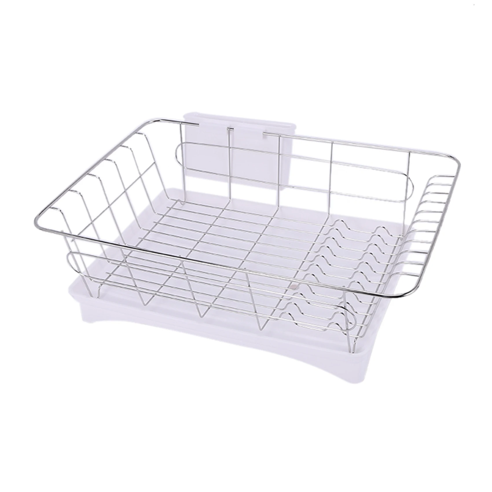 Stainless Steel Dish Drainer Drying Rack With 3-Piece Set Removable Rust Proof Utensil Holde For Kitchen Counter Storage Rack
Stainless Steel Dish Drainer Drying Rack With 3-Piece Set Removable Rust Proof Utensil Holde For Kitchen Counter Storage Rack