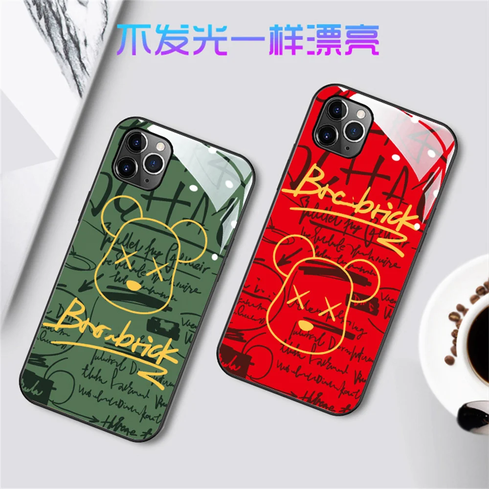 Cute Bear Design LED Light Up Smart Control Luminous Tempered Glass Back Cover Phone For Samsung Galaxy S20 S21 S22 Plus Ultra
Cute Bear Design LED Light Up Smart Control Luminous Tempered Glass Back Cover Phone For Samsung Galaxy S20 S21 S22 Plus Ultra