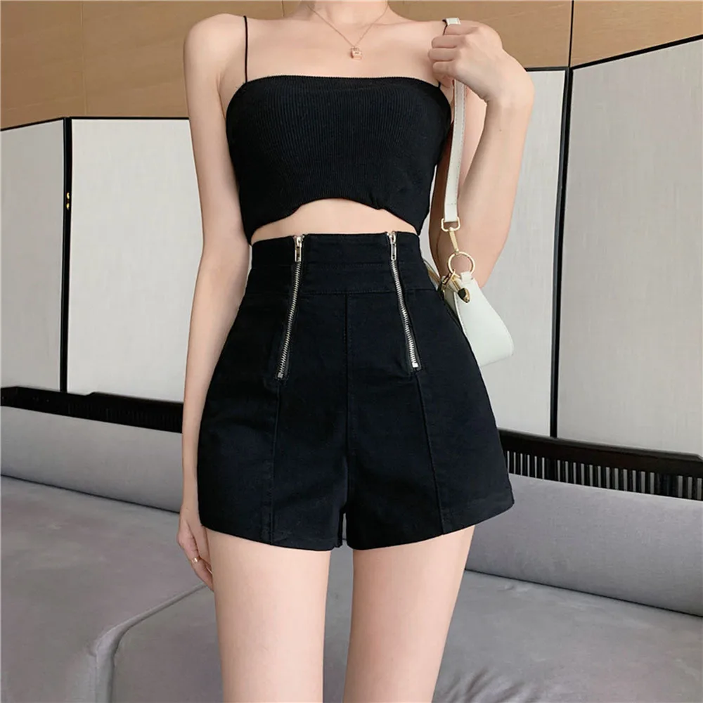 Sexy Black Zippers Women Summer Bodycon Elastic High Waist Cute Shorts Ladies Korean Zipper 2022 booty Shorts
Sexy Black Zippers Women Summer Bodycon Elastic High Waist Cute Shorts Ladies Korean Zipper 2022 booty Shorts