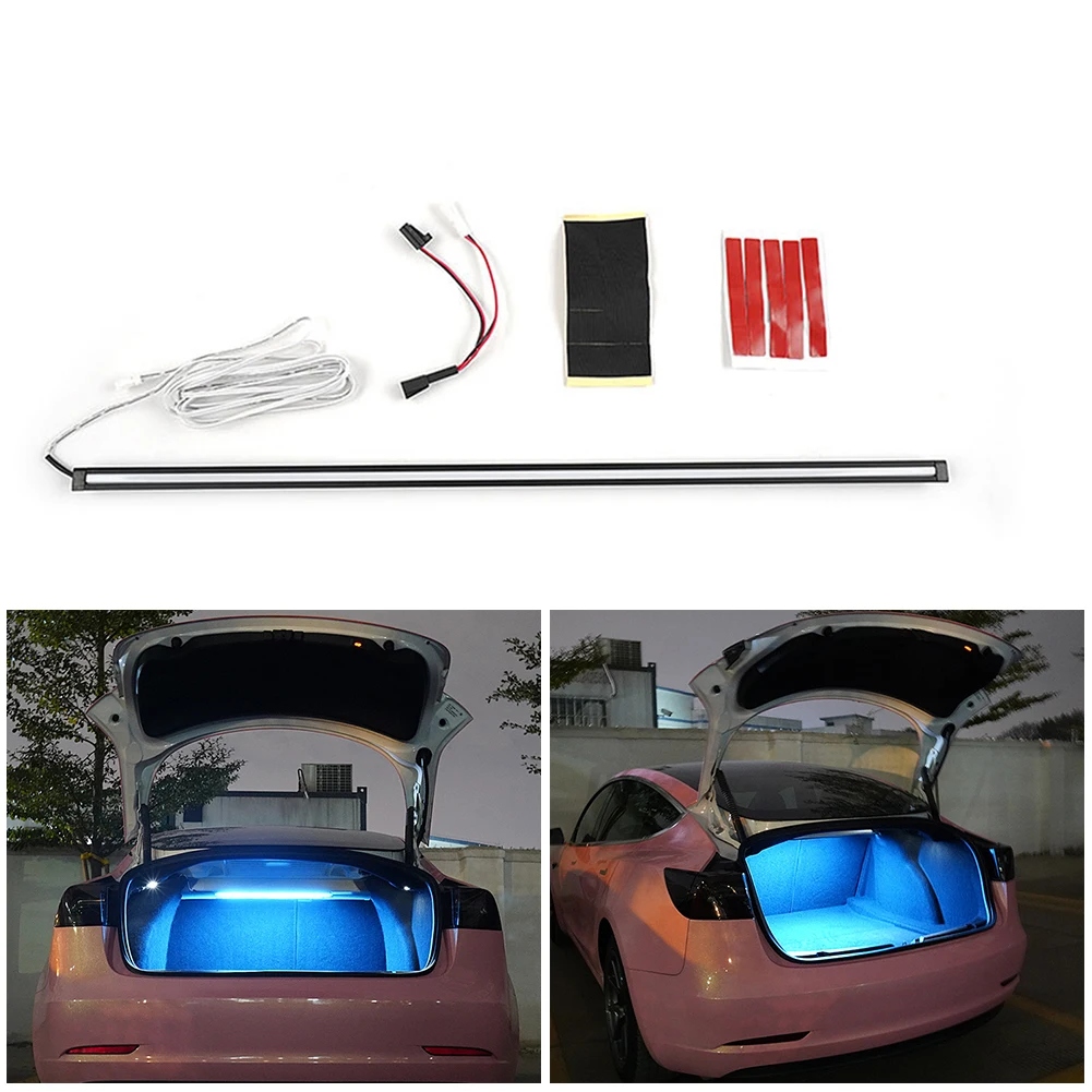 For Tesla Model 3 2019-2021 Flexible 33cm LED Trunk Light Strip Atmosphere Light Modification Lighting Accessories
For Tesla Model 3 2019-2021 Flexible 33cm LED Trunk Light Strip Atmosphere Light Modification Lighting Accessories