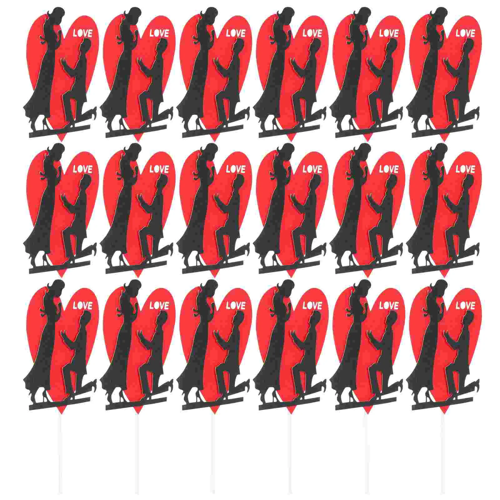 22 Pcs Funny Wedding Cupcake Toppers Couple Picks Decoration Lovers Desktop Inserts
22 Pcs Funny Wedding Cupcake Toppers Couple Picks Decoration Lovers Desktop Inserts