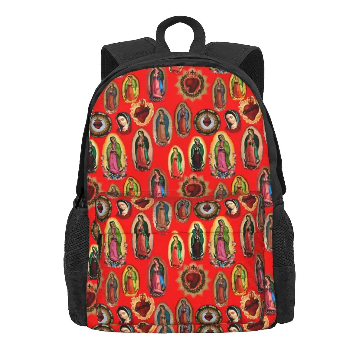 Virgin Mary Backpack Our Lady of Guadalupe Male Polyester Outdoor Style Backpacks Large Aesthetic High School Bags Rucksack
Virgin Mary Backpack Our Lady of Guadalupe Male Polyester Outdoor Style Backpacks Large Aesthetic High School Bags Rucksack