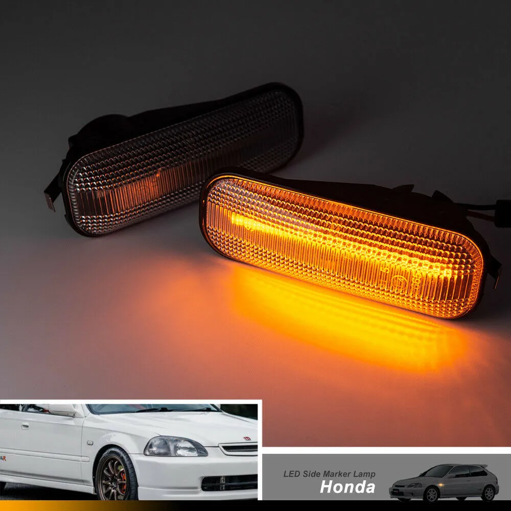 2 шт., Автомобильные светодиодные габаритные огни для Honda Civic 6 поколения 1996-2000
2 шт., Автомобильные светодиодные габаритные огни для Honda Civic 6 поколения 1996-2000