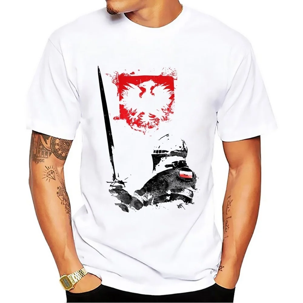 JOLLYPEACH BRAND POLAND hussar Artistic knight t shirt men summer new white short sleeve casual homme cool Polish cavalry tshirt
JOLLYPEACH BRAND POLAND hussar Artistic knight t shirt men summer new white short sleeve casual homme cool Polish cavalry tshirt