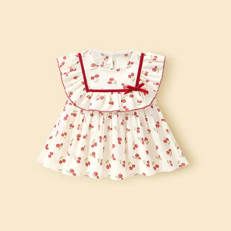 2023 Little Baby Girls Summer Dress for Summer Infant Cherry Printed Cute Sundress Toddlers First Birthday High Quality Outfit
2023 Little Baby Girls Summer Dress for Summer Infant Cherry Printed Cute Sundress Toddlers First Birthday High Quality Outfit