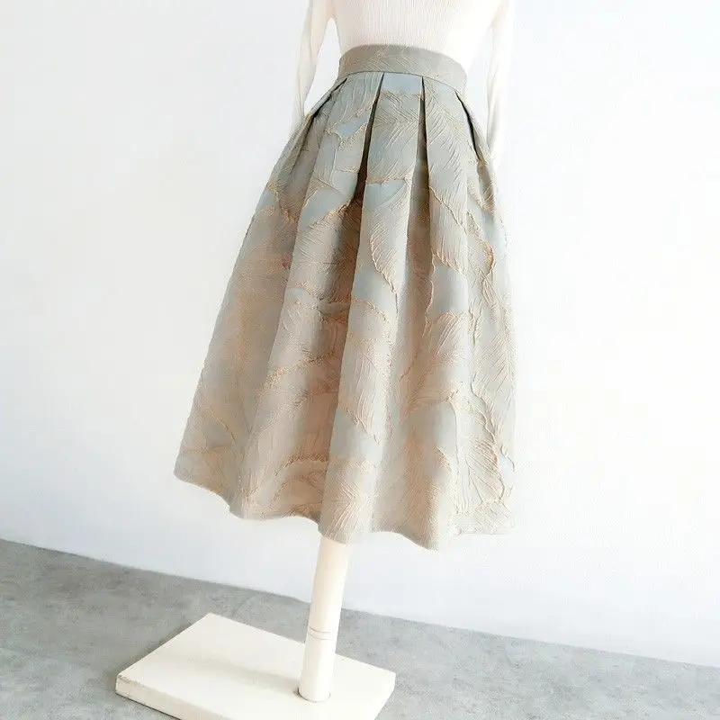 Elegant High Waist Long Skirts Women 2023 New Autumn Winter Korean Print Skirt Fashion Female Loose A Line Maxi Skirt S201
Elegant High Waist Long Skirts Women 2023 New Autumn Winter Korean Print Skirt Fashion Female Loose A Line Maxi Skirt S201