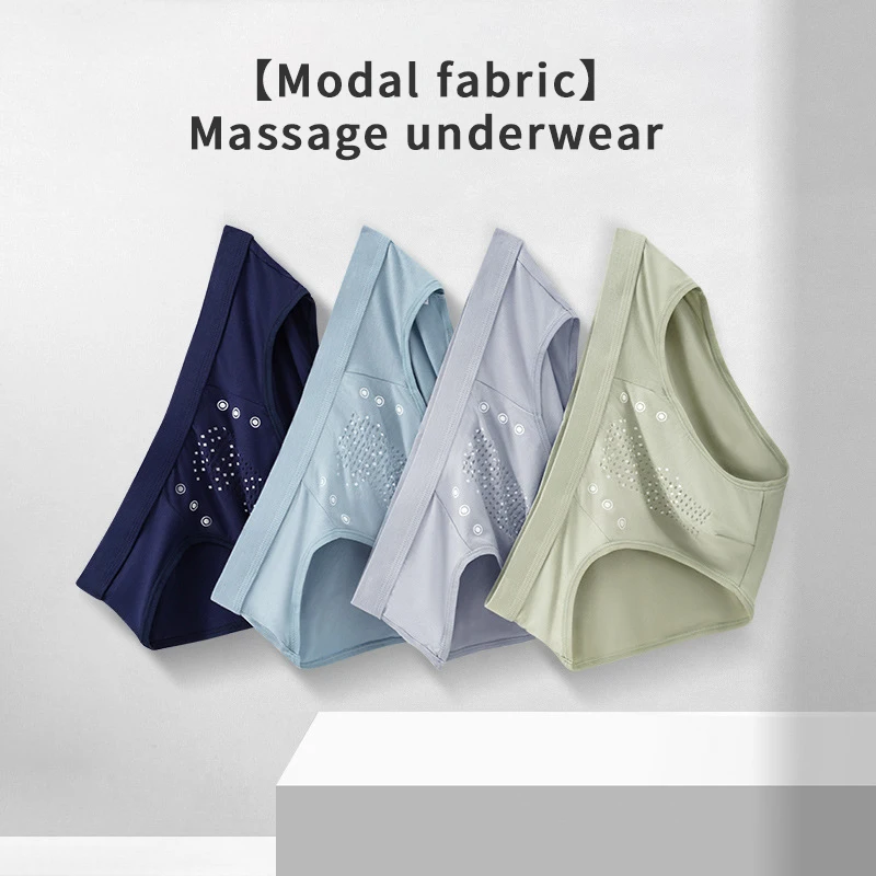 Graphene Modal underwear Men's mid waist Men's briefs Men's granule massage pants Men's elastic large pants
Graphene Modal underwear Men's mid waist Men's briefs Men's granule massage pants Men's elastic large pants