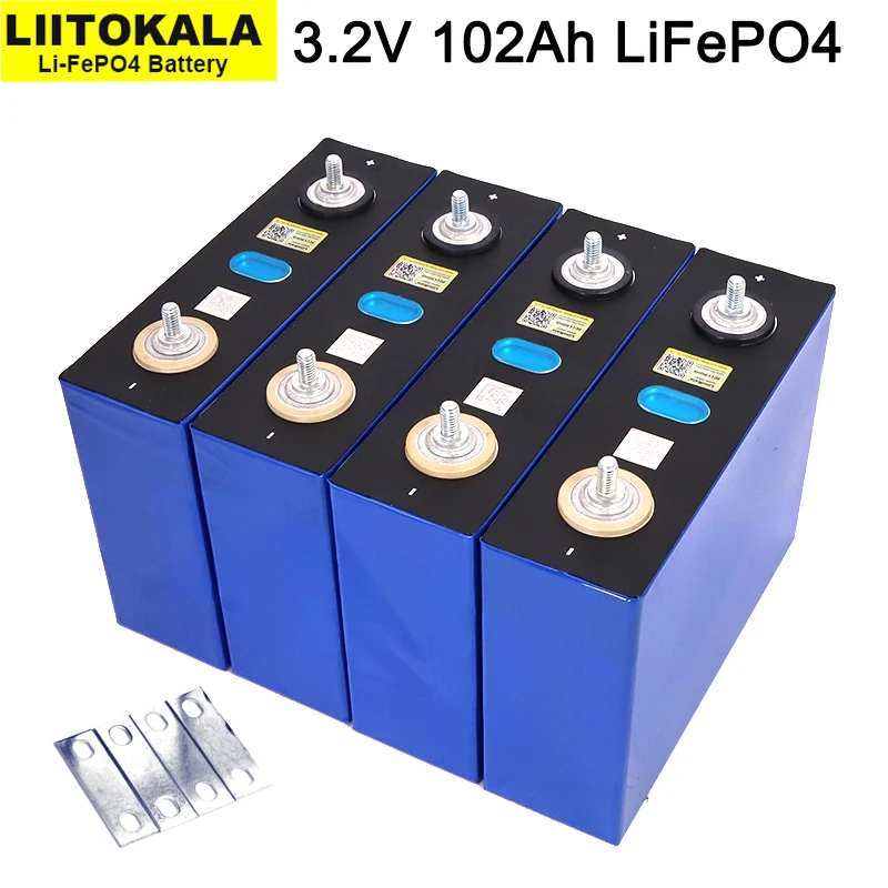 3.2V 102Ah Battery LiFePO4 Lithium phospha Large capacity DIY 12V 24V 48V 3C 300A Electric car RV Solar Energy storage system
3.2V 102Ah Battery LiFePO4 Lithium phospha Large capacity DIY 12V 24V 48V 3C 300A Electric car RV Solar Energy storage system