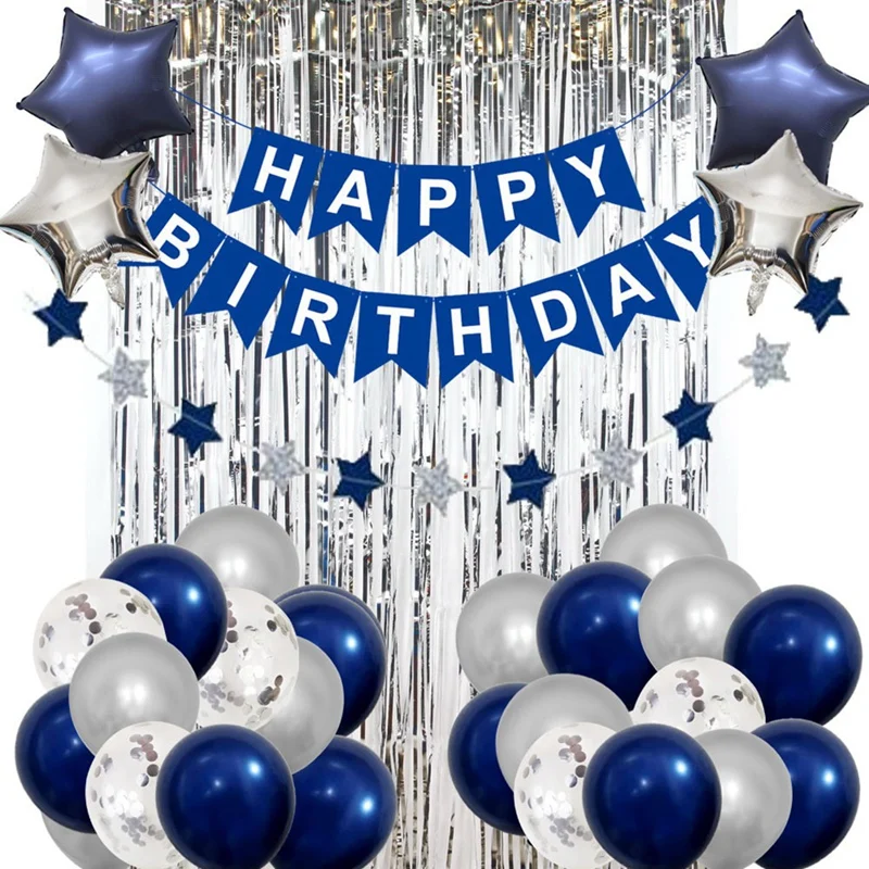 LBER Night Blue Latex Balloon Set Starry Night Blue Decoration Birthday Party Decorations Layout Holiday Balloon Decoration
LBER Night Blue Latex Balloon Set Starry Night Blue Decoration Birthday Party Decorations Layout Holiday Balloon Decoration