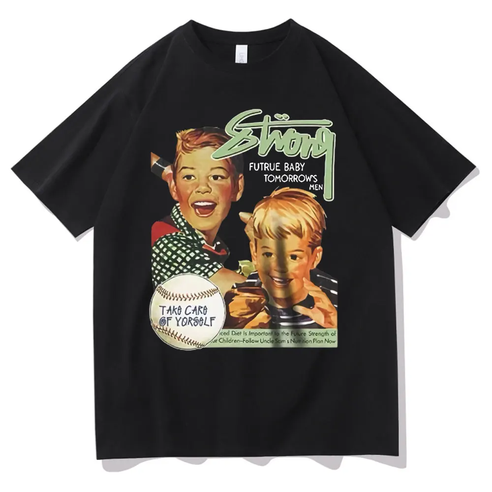 Usa Boy Graphic Print Tshirt Futrue Baby Tomorrows Men T-shirt Man Funny Streetwear Mens Women Fashion Oversized Cotton T Shirts
Usa Boy Graphic Print Tshirt Futrue Baby Tomorrows Men T-shirt Man Funny Streetwear Mens Women Fashion Oversized Cotton T Shirts