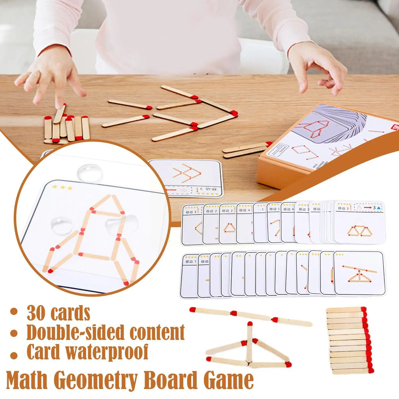 Пазлы для обучения математике, 30 карт, S9m3
Пазлы для обучения математике, 30 карт, S9m3