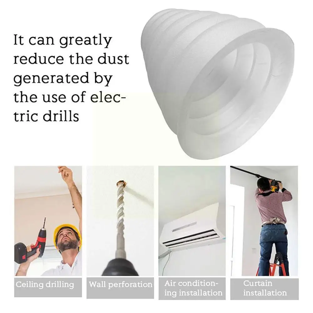 Electric Drill Dust Rubber Cover Electric Impact Hammer Dustproof Device Drill Collector Drill Power Tool Dust Dust Accesso S1z8
Electric Drill Dust Rubber Cover Electric Impact Hammer Dustproof Device Drill Collector Drill Power Tool Dust Dust Accesso S1z8