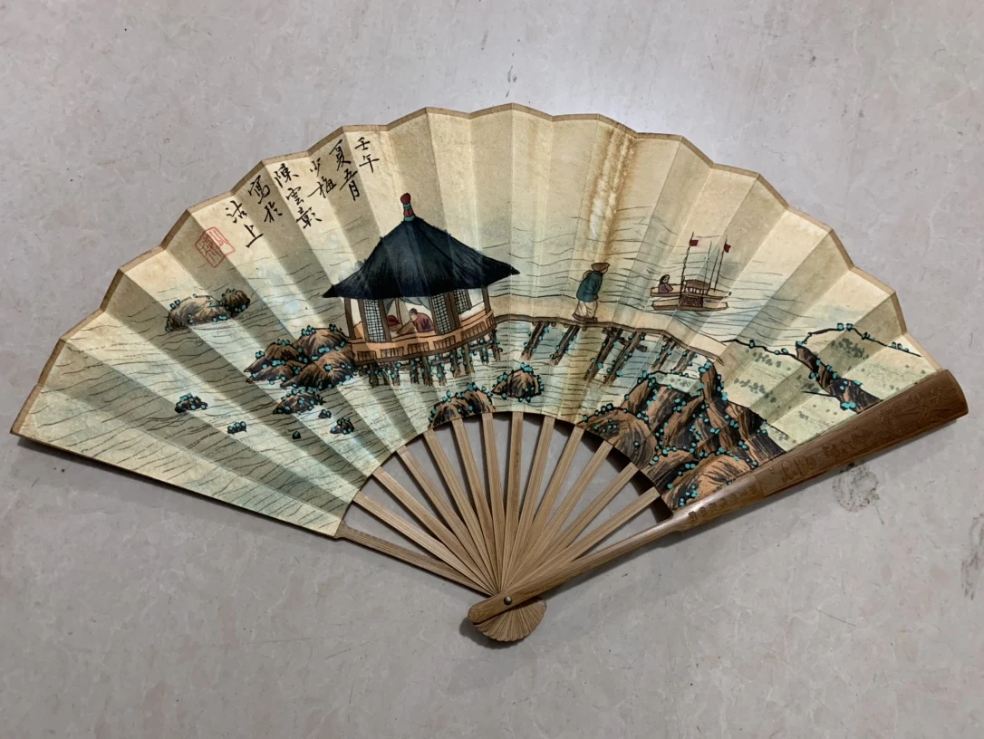 Китайская Чистая ручная роспись, фанатская живопись Chen Shaomei, пейзаж, китайская живопись Su Gong, красное дерево, Бамбуковая ладонь, нефрит, бамбук, классика
Китайская Чистая ручная роспись, фанатская живопись Chen Shaomei, пейзаж, китайская живопись Su Gong, красное дерево, Бамбуковая ладонь, нефрит, бамбук, классика