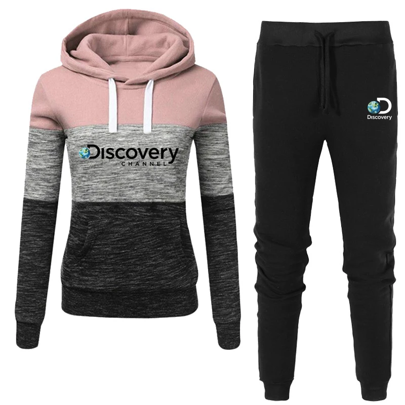 Autumn New Tracksuit Women Discovery Hooded Outfits Hoodies and Jogger Pants High Quality Ladies Casual Sports Jogging Suit
Autumn New Tracksuit Women Discovery Hooded Outfits Hoodies and Jogger Pants High Quality Ladies Casual Sports Jogging Suit