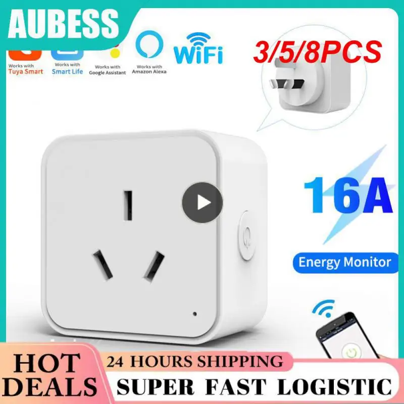 3/5/8PCS Work With Alexa Google Home Wifi Smart Plug Au Power Outlet Timing Function Au Smart Socket Voice Control Smart Home
3/5/8PCS Work With Alexa Google Home Wifi Smart Plug Au Power Outlet Timing Function Au Smart Socket Voice Control Smart Home