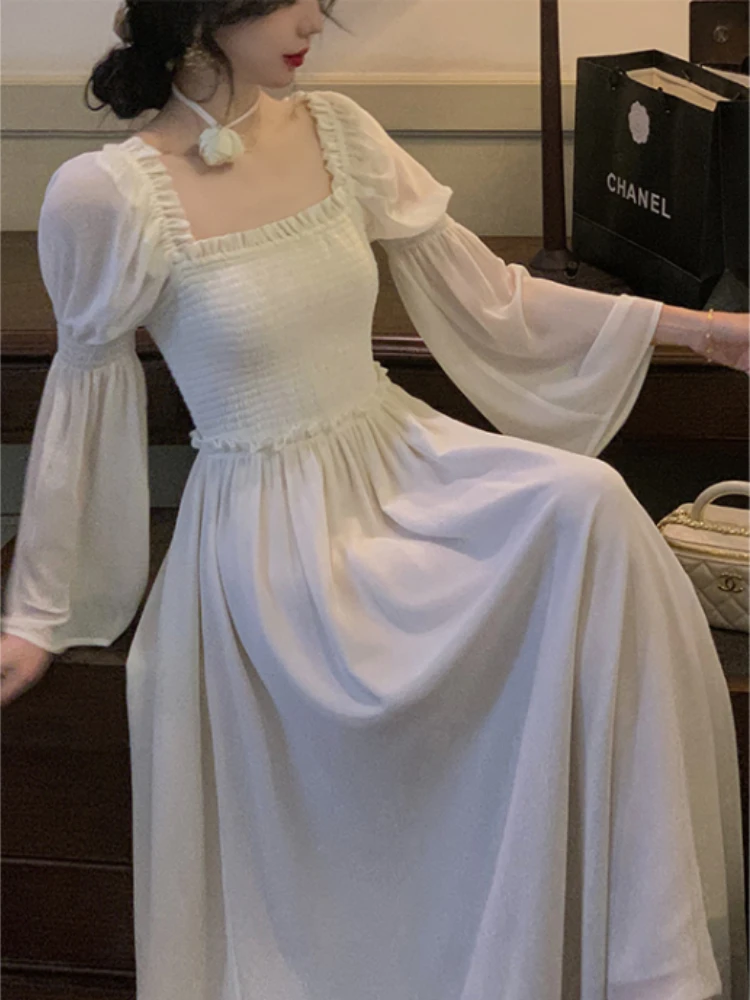 Женское летнее кружевное платье с цветочным принтом, длинное 
Женское летнее кружевное платье с цветочным принтом, длинное