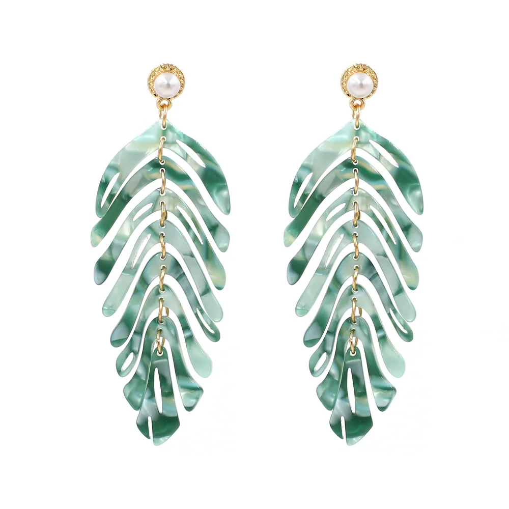 New Za Acrylic Leaf Earrings for Women Elegant Resin Plate Leave Dangle Drop Earrings Wedding Exaggerated Brand Accessories
New Za Acrylic Leaf Earrings for Women Elegant Resin Plate Leave Dangle Drop Earrings Wedding Exaggerated Brand Accessories
