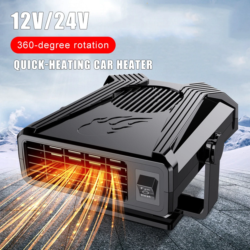 12/24V Portable Car Heater Electric Cooling Heating Fan 2 IN 1 360 Degree Auto Windshield Defogging Demister Defroster 150W
12/24V Portable Car Heater Electric Cooling Heating Fan 2 IN 1 360 Degree Auto Windshield Defogging Demister Defroster 150W