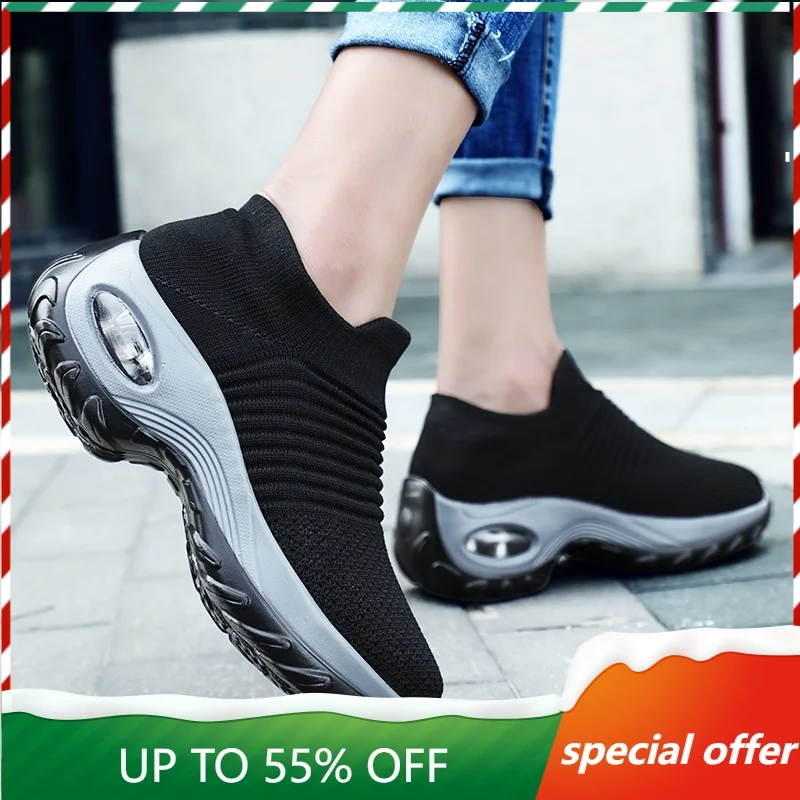 Women Walking Shoes Running Mesh Shoes Fashion Platform Slip-On Sneaker Air Cushion Gym Modern Dance Shoes Men
Women Walking Shoes Running Mesh Shoes Fashion Platform Slip-On Sneaker Air Cushion Gym Modern Dance Shoes Men