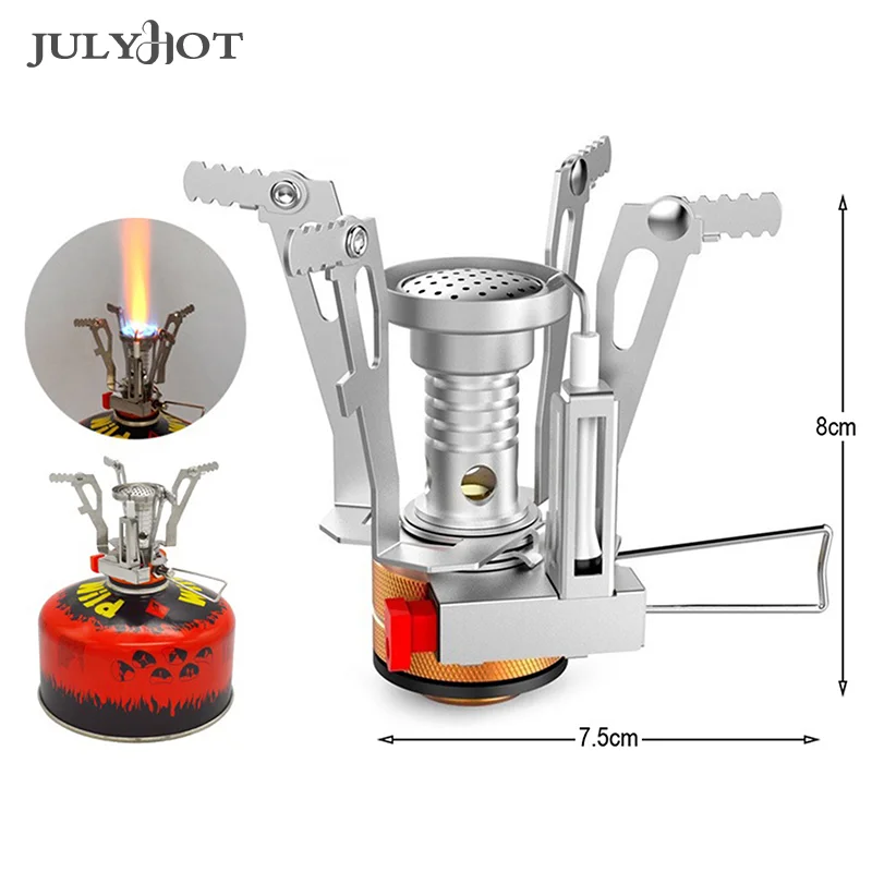 Camping Accessories Gas Cooker Portable Outdoor Camping Aluminum Alloy Ultra Light Picnic Cooking Camp Stove Survival Furnace
Camping Accessories Gas Cooker Portable Outdoor Camping Aluminum Alloy Ultra Light Picnic Cooking Camp Stove Survival Furnace