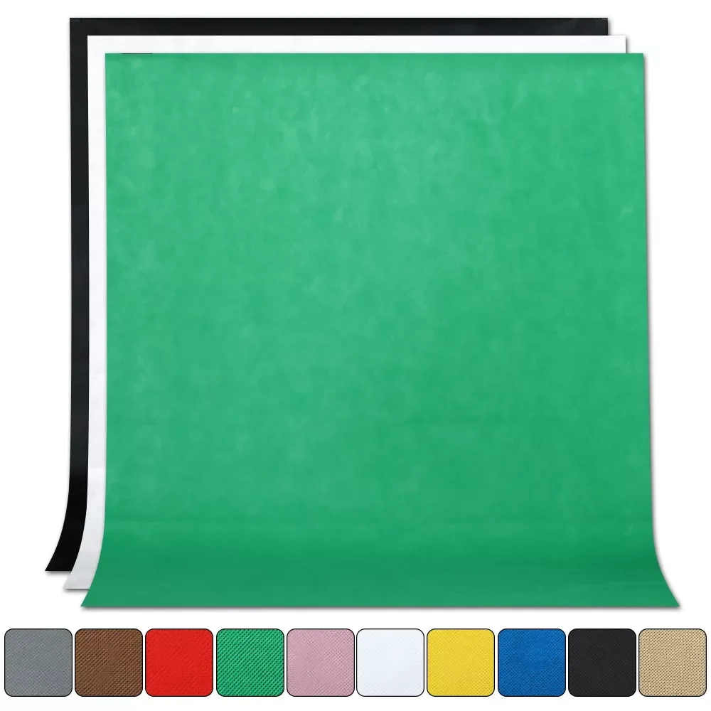 1.6Mx2M/3M/4M Photography Photo Studio Simple Background Backdrop Non-woven Solid Color Green Screen Chromakey 10 color Cloth
1.6Mx2M/3M/4M Photography Photo Studio Simple Background Backdrop Non-woven Solid Color Green Screen Chromakey 10 color Cloth