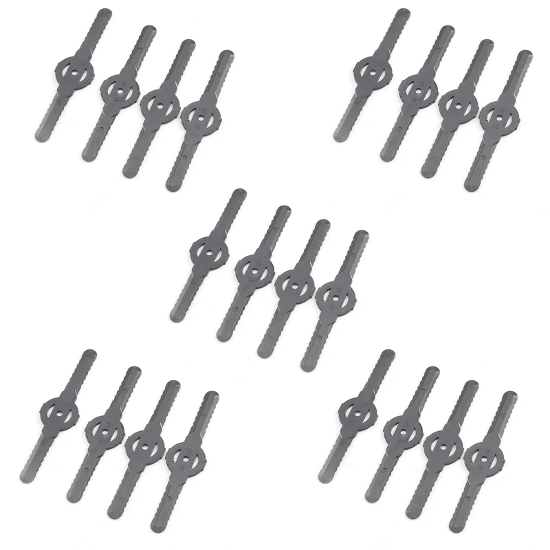 100Pcs Plastic Grass Trimmer Blades Lawn Mower Blade Cordless Trimmer Garden Tool Lawn Mower Trimmer Accessories 
100Pcs Plastic Grass Trimmer Blades Lawn Mower Blade Cordless Trimmer Garden Tool Lawn Mower Trimmer Accessories