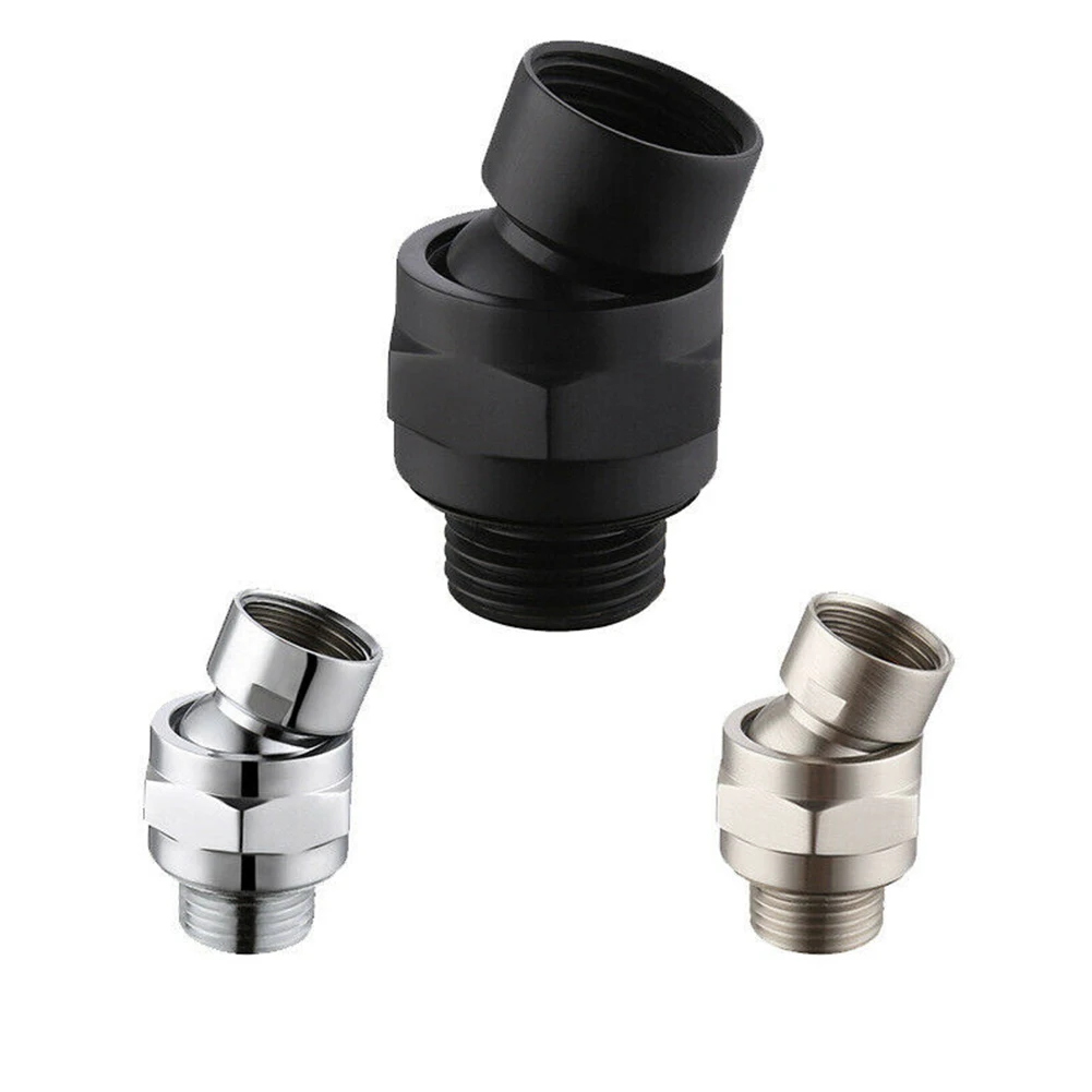Shower Head Brass Connector Swing Joint Brushed/Silver/Black G1/2 Thread Shower Connector Bathroom Supplies Household Products
Shower Head Brass Connector Swing Joint Brushed/Silver/Black G1/2 Thread Shower Connector Bathroom Supplies Household Products