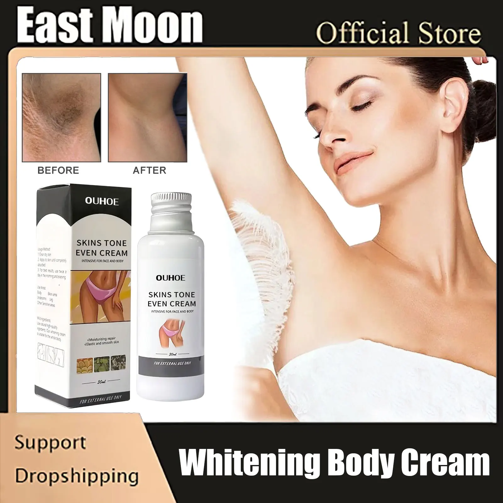 Body Whitening Cream Intimate Area Underarm Lightening Knee Dark Skin Buttock Brighten Remove Melanin Dark Spot Bleaching Cream
Body Whitening Cream Intimate Area Underarm Lightening Knee Dark Skin Buttock Brighten Remove Melanin Dark Spot Bleaching Cream