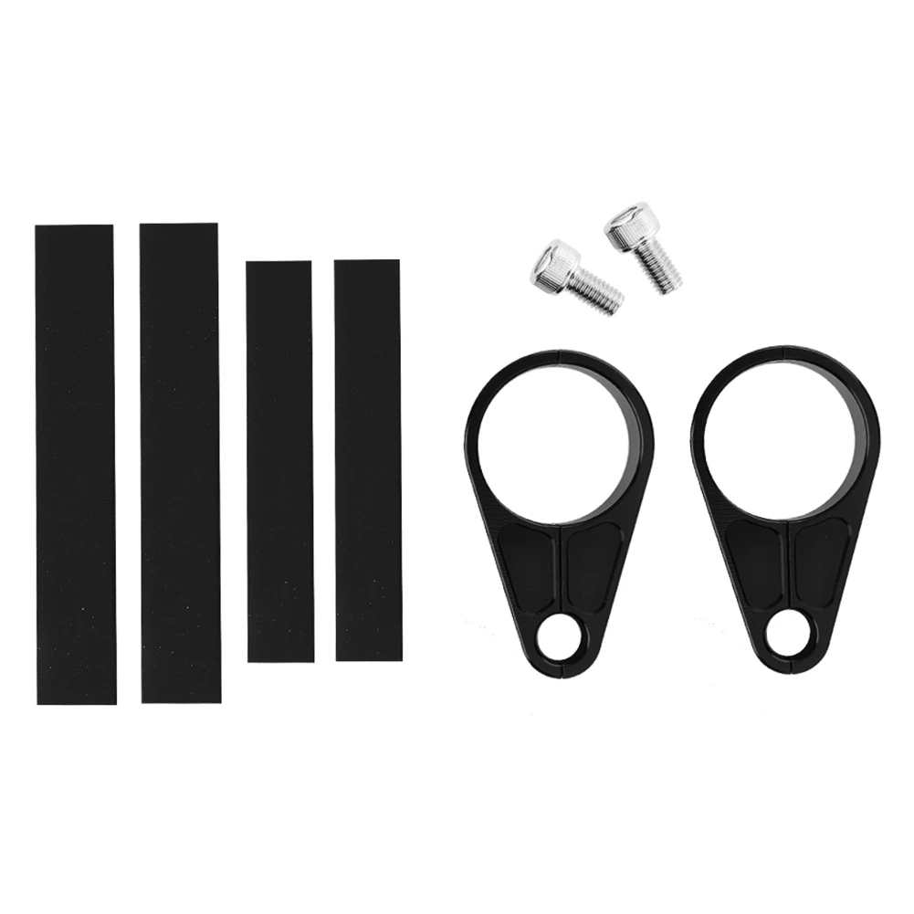 1 Pair Universal Aluminum Brake Line Clamps for Motorcycle ATV Modification (Black)
1 Pair Universal Aluminum Brake Line Clamps for Motorcycle ATV Modification (Black)