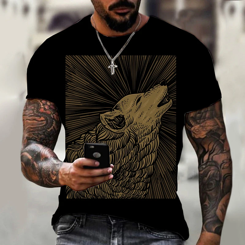 Men's T-shirts Harajuku Animal Pattern Fashion Tops Loose Funny O-Neck Casual Breathable Tees Hip Hop Style Male Cool Oversized
Men's T-shirts Harajuku Animal Pattern Fashion Tops Loose Funny O-Neck Casual Breathable Tees Hip Hop Style Male Cool Oversized