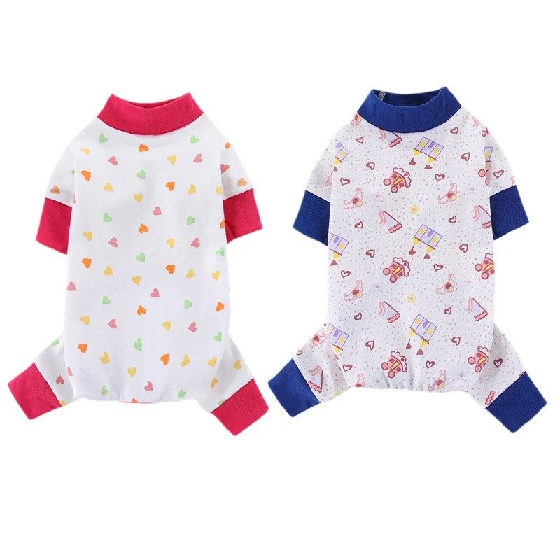 Pet Dog Jumpsuits Pajamas Printed Soft Tracksuit Cat Puppy Chihuahua Dog Clothes Pet Costumes Overalls for Dogs
Pet Dog Jumpsuits Pajamas Printed Soft Tracksuit Cat Puppy Chihuahua Dog Clothes Pet Costumes Overalls for Dogs