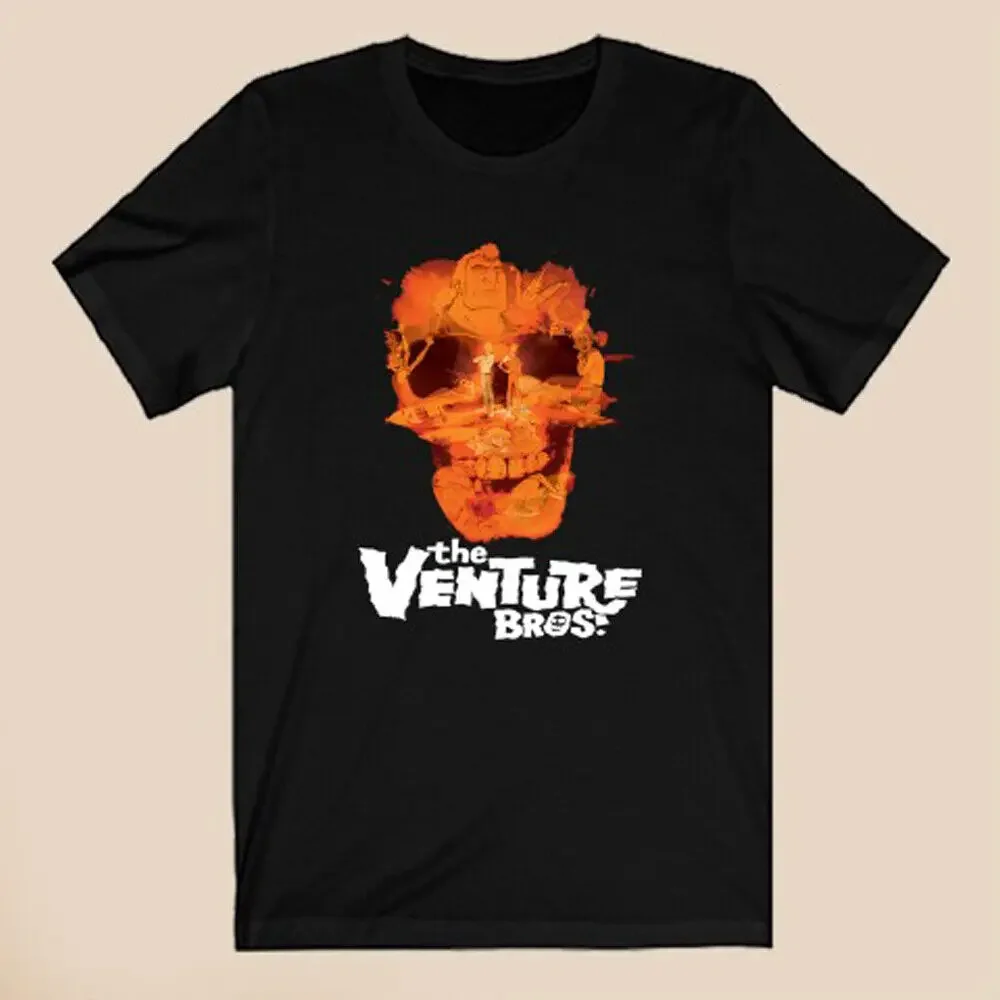 Футболка Venture Bros мужская с коротким рукавом тенниска из 100% хлопка цвет черный