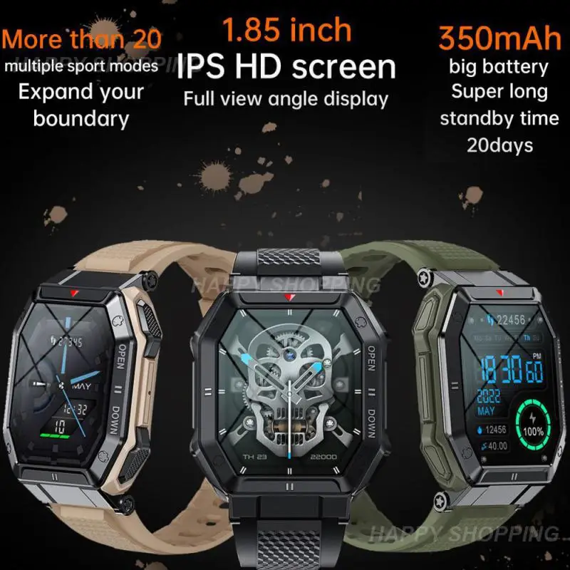 

CanMixs 2023 NEW Smart Watch Men K55 Smartwatch For Men Health Monitor Waterproof Watch For Android IOS Custom Dial