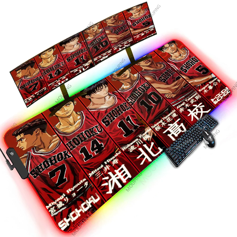Slam Dunk Anime Desk Pad Backlit Rgb Led Computer Case Special Design Accessories for Pc Gamer 1200x600 XXXXL Oversize Mouse Pad
Slam Dunk Anime Desk Pad Backlit Rgb Led Computer Case Special Design Accessories for Pc Gamer 1200x600 XXXXL Oversize Mouse Pad