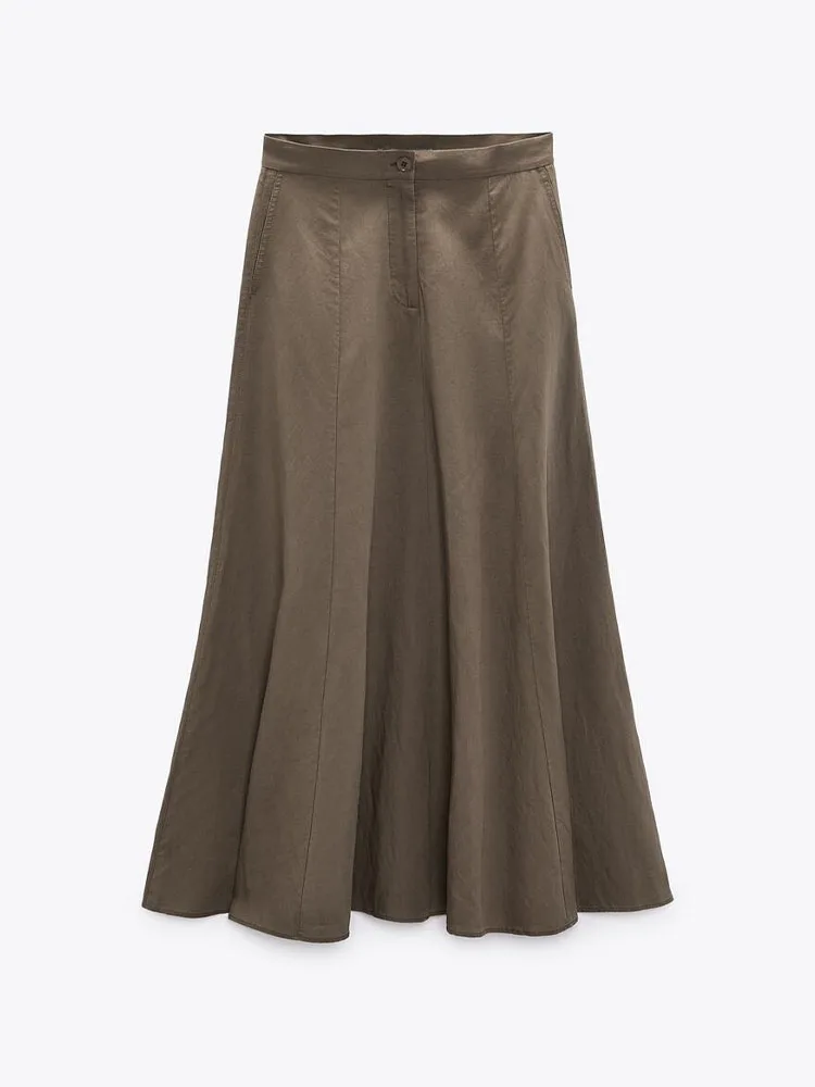 Zach AiIsa, высокое качество, новинка, женское модное простое и универсальное платье из смешанной льняной ткани, текстурированное свободное Повседневное платье макси со средней талией
Zach AiIsa, высокое качество, новинка, женское модное простое и универсальное платье из смешанной льняной ткани, текстурированное свободное Повседневное платье макси со средней талией