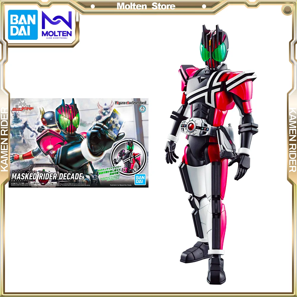 Bandai Original Figure-Rise Standard Maske Kamen Rider Decade Ground Form Anime Action Figure Model Kit Assembly Collection Toys
Bandai Original Figure-Rise Standard Maske Kamen Rider Decade Ground Form Anime Action Figure Model Kit Assembly Collection Toys