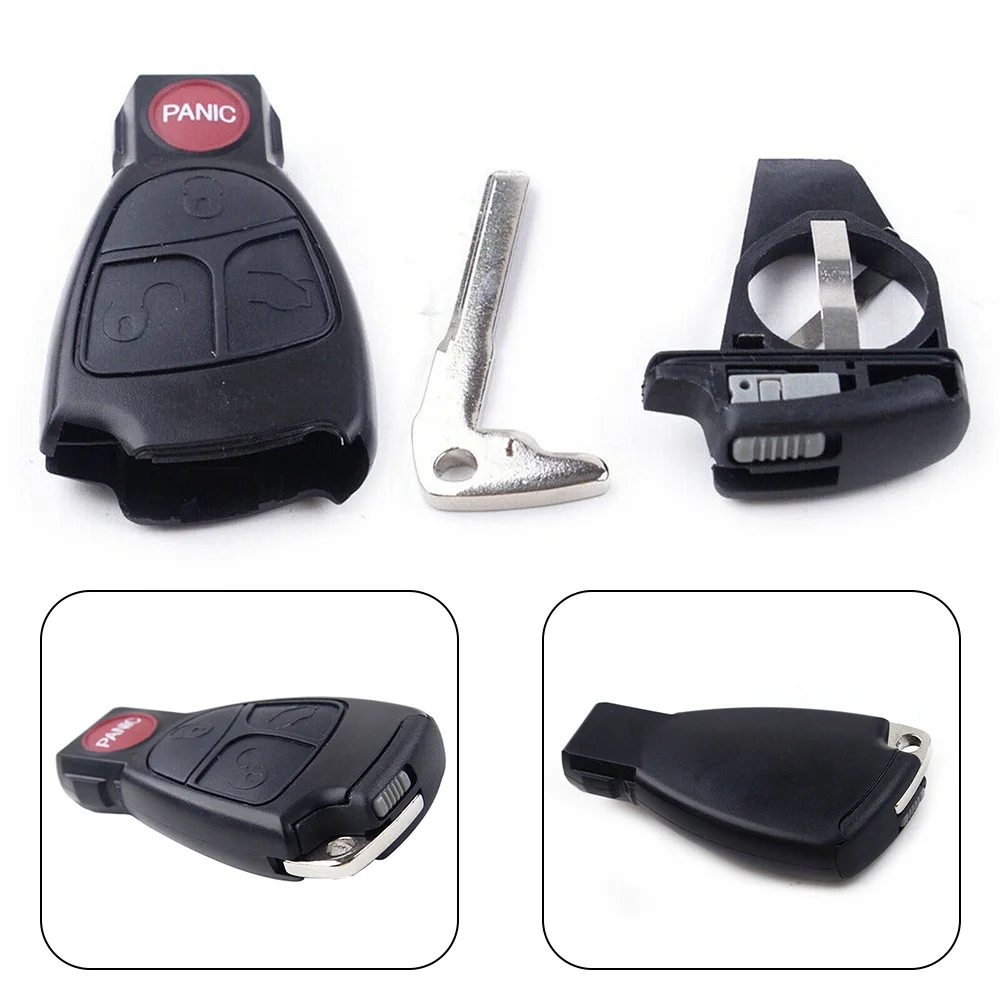 1x Remote Key Fob Shell Case For Mercedes C E S CL CLK SL SLK 1999-2006 4 Buttons IYZ-3312 Plastic+Metal
1x Remote Key Fob Shell Case For Mercedes C E S CL CLK SL SLK 1999-2006 4 Buttons IYZ-3312 Plastic+Metal