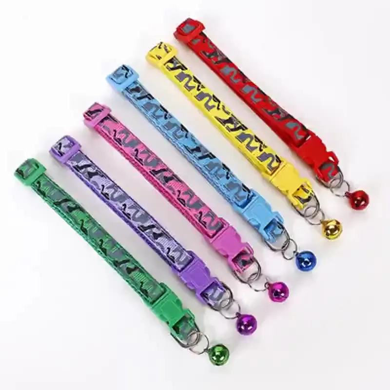 Cat Pendant Collar Harness Camouflage Bell Adjustable Fashion Kitty Products For Pets Puppy Necklace Chihuahua Cats
Cat Pendant Collar Harness Camouflage Bell Adjustable Fashion Kitty Products For Pets Puppy Necklace Chihuahua Cats