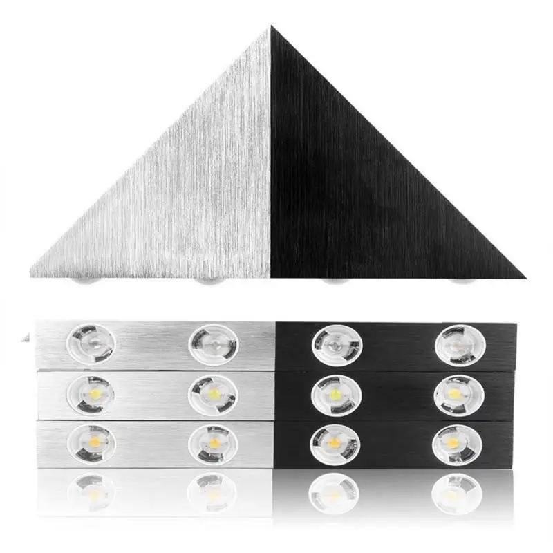 5W Led Wall Lamp Aluminum Body Triangle Wall Light For Bedroom Home Lighting Luminaire Bathroom Light Fixture Wall Sconce
5W Led Wall Lamp Aluminum Body Triangle Wall Light For Bedroom Home Lighting Luminaire Bathroom Light Fixture Wall Sconce