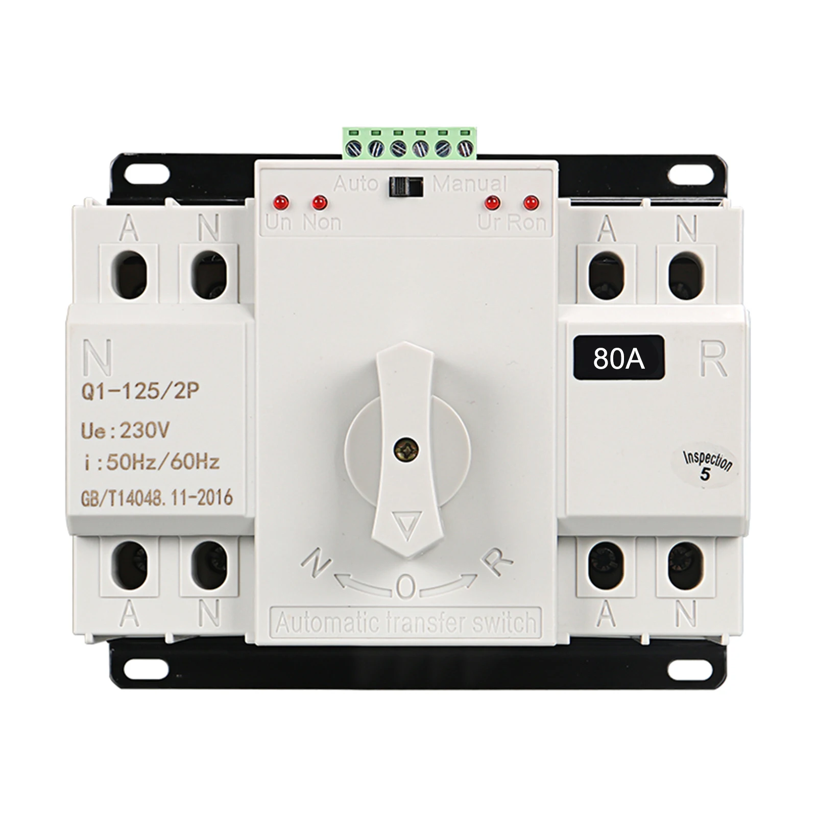 

Power Switch Mains Switch 1 Pc 2P/4P Pole 400V Automatic Transfer Switch Dual Power Durable Millisecond Switching