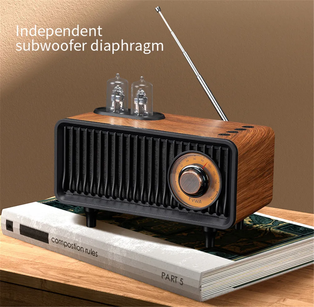 Bluetooth Speaker FM Radio Retro Subwoofer Memory Card U Disk High Sound Quality Indoor Wireless MP3 Portable Speaker For Home
Bluetooth Speaker FM Radio Retro Subwoofer Memory Card U Disk High Sound Quality Indoor Wireless MP3 Portable Speaker For Home