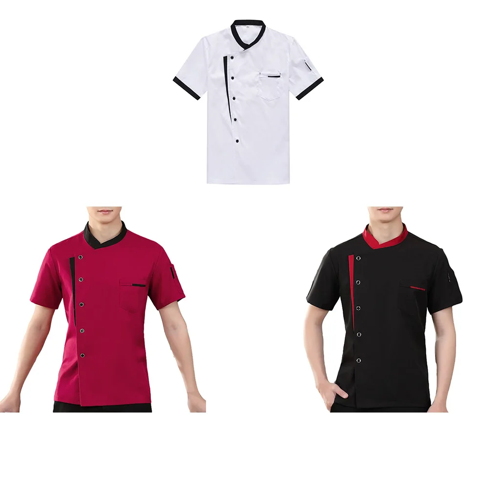 Chef Jacket Chef Coat Breathable Kitchen Chef Uniforms O-Neck Oversized Short Sleeve Tops Cooking Clothes Shirts Work Wear
Chef Jacket Chef Coat Breathable Kitchen Chef Uniforms O-Neck Oversized Short Sleeve Tops Cooking Clothes Shirts Work Wear