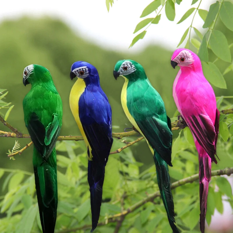 25/35cm Handmade Simulation Parrot Creative Feather Lawn Figurine Ornament Animal Bird Garden Prop Decoration
25/35cm Handmade Simulation Parrot Creative Feather Lawn Figurine Ornament Animal Bird Garden Prop Decoration