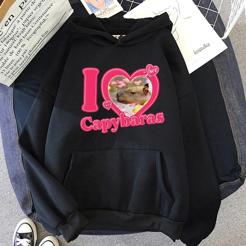 I LOVE CAPYBARAS Hoodie Women Men's Couple Coat Clothes Funny Capybara Gift Tshirt Custom Hoodies Sweatshirts Autumn Streetwear
I LOVE CAPYBARAS Hoodie Women Men's Couple Coat Clothes Funny Capybara Gift Tshirt Custom Hoodies Sweatshirts Autumn Streetwear