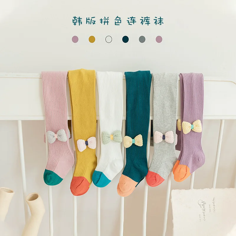 Girls' Leggings Spring and Autumn Korean Version Color Matching New Children's Pantyhose Draw Bow Baby Pantyhose Manufacturer
Girls' Leggings Spring and Autumn Korean Version Color Matching New Children's Pantyhose Draw Bow Baby Pantyhose Manufacturer